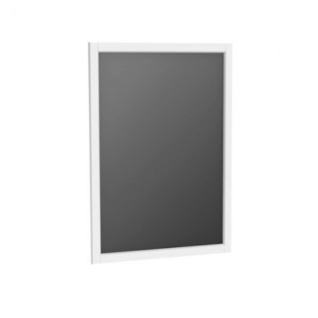 Oglinda Oristo Montebianco cu rama, alb mat 60x80