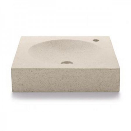 Lavoar Bathco Cement & Terrazzo Parbayon, 80 cm