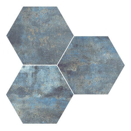 Gresie/Faianta Apavisa Alchemy 7.0 Blue Hexagon 25x29 cm