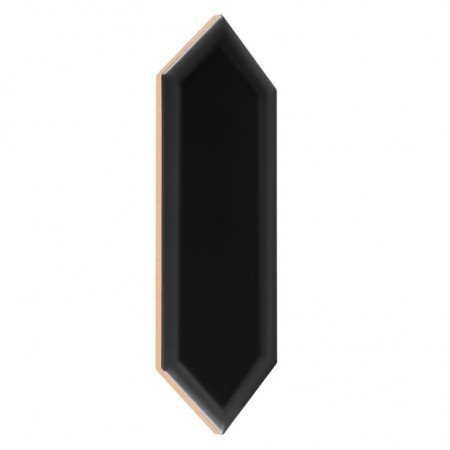Faianta Tritone Black 02 - Dunin, mat 7,6x22,8cm