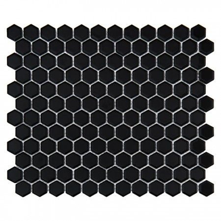 Mozaic Mini HEXAGON Black - Dunin, 30x26cm