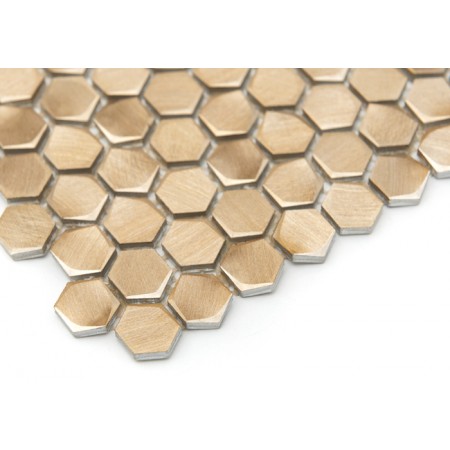 Mozaic Allumi Gold Hexagon 14 - Dunin, 30x30cm