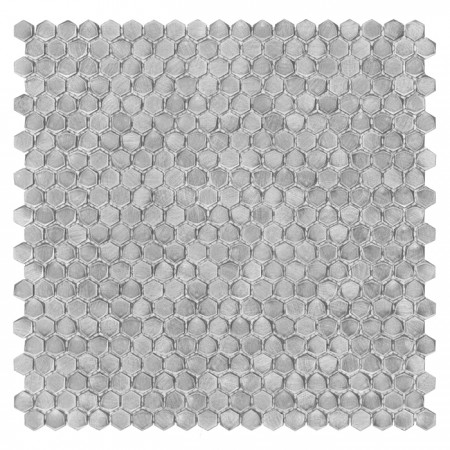 Mozaic Allumi Silver Hexagon 14 - Dunin, 30x30cm