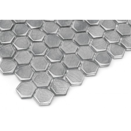 Mozaic Allumi Silver Hexagon 14 - Dunin, 30x30cm