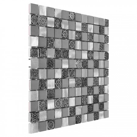 Mozaic Allumi Grey mix 23 - Dunin, 30x30cm