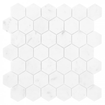 Mozaic Carrara White Hexagon 48 - Dunin, 29,8x30,2cm