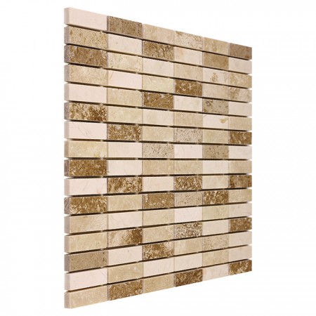 Mozaic Travertine Block Mix 48 - Dunin, 30,5x30,5cm