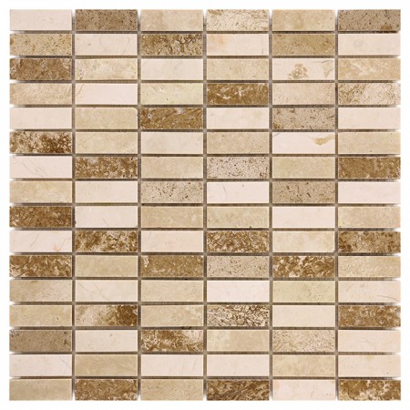 Mozaic Travertine Block Mix 48 - Dunin, 30,5x30,5cm