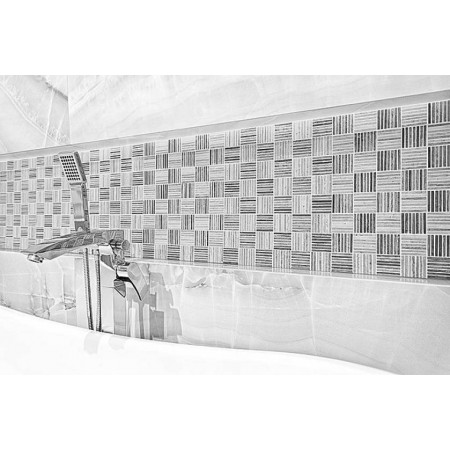 Mozaic Woodstone GREY tatami 48 - Dunin, 30,5x30,5cm