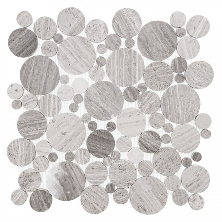 Mozaic Woodstone GREY dot - Dunin, 30,5x30,5cm
