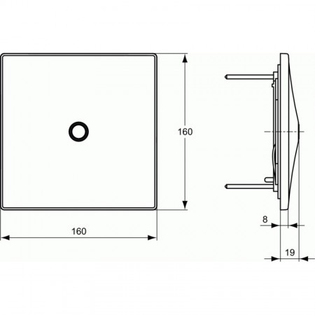 Set complet urinal Connect cu cadru, actionare urinal, sifon si set conectare la apa - Ideal Standard