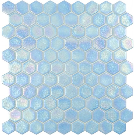 Mozaic Vidrepur Shell Hex Collection 35x35 mm