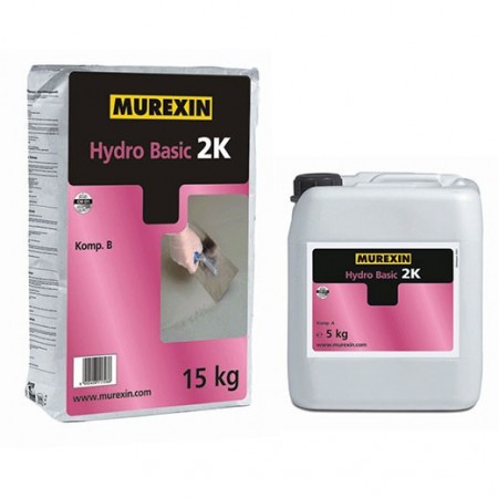 Hidroizolatie bicomponenta Hydro Basic 2K - Murexin, 15 + 5 kg