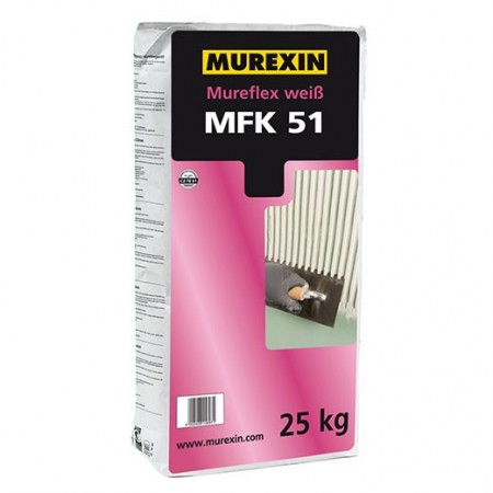 Mortar adeziv Mureflex Weiβ MFK 51 - Murexin, alb 25 kg