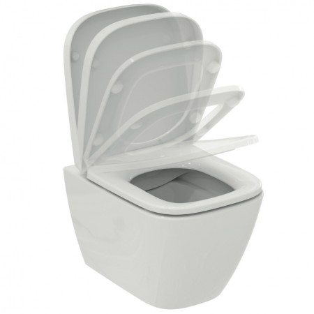 Set vas WC Ideal Standard I.Life S RimLS+ suspendat cu capac soft-close
