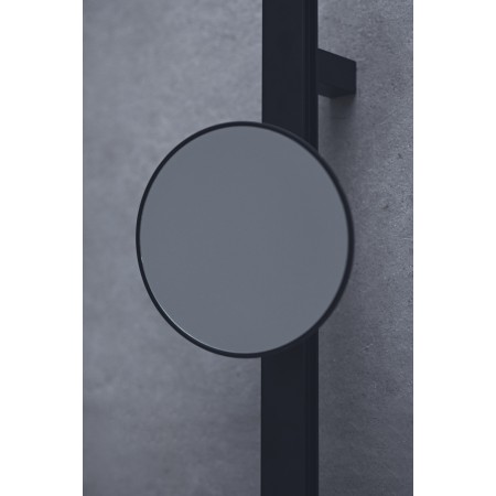 Set accesorii cu oglinda Ideal Standard Alu+ S 70 cm pentru lavoar, negru mat
