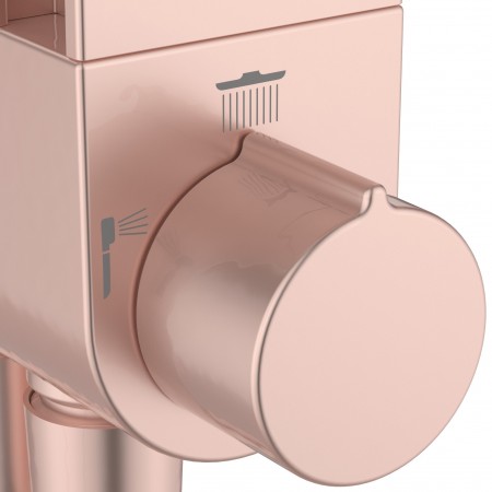 Coloana de dus Ideal Standard Ceraflow Alu+ fara baterie, roz mat