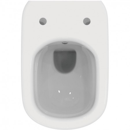 Set vas wc suspendat Ideal Standard Tesi RimLS+ cu functie de bideu si capac soft-close slim