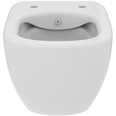Set vas wc suspendat Ideal Standard Tesi RimLS+ cu functie de bideu si capac soft-close slim