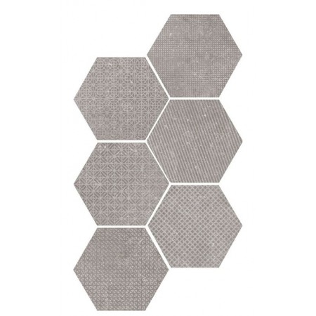 Gresie / Faianta Equipe Coralstone Hexa Melange 29,2x25,4 cm